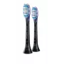Philips Premium Gum Care HX9052/88 2 vnt. šepetėlių galvučių rinkinys, 2 vnt., Juoda, 3 mėn., Minkštas, 62000 judesių per minutę, Philips