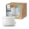 Philips 3000 series skrudintuvas, 2 riekėms, baltas, metalinis, mygtukai, sukamasis, 900 W, 220-240 V