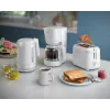Philips 3000 series skrudintuvas, 2 riekėms, baltas, metalinis, mygtukai, sukamasis, 900 W, 220-240 V