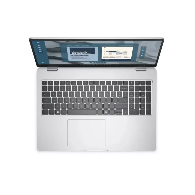 Nešiojamasis kompiuteris Dell Pro 16 PC16255 — 16 colių FHD+ IPS 1920×1200, AMD Ryzen AI 7, 16 GB DDR5, 512 GB SSD, AMD Radeon 860M, Windows 11 Pro, šiaurietiško išdėstymo klaviatūra su foniniu apšvietimu