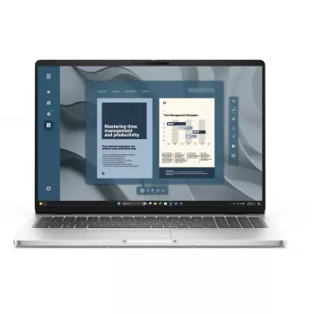 Nešiojamasis kompiuteris Dell Pro 16 PC16255 — 16 colių FHD+ IPS 1920×1200, AMD Ryzen AI 7, 16 GB DDR5, 512 GB SSD, AMD Radeon 860M, Windows 11 Pro, šiaurietiško išdėstymo klaviatūra su foniniu apšvietimu