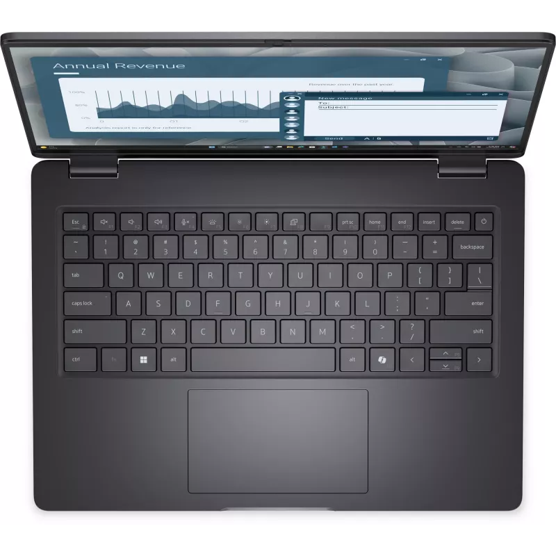 DELL Pro 14 PC14255 AMD Ryzen™ 5 220 nešiojamas kompiuteris 35,6 cm (14 colių) Full HD+ 16 GB DDR5-SDRAM 512 GB SSD Wi-Fi 6E (802.11ax) Windows 11 Pro juodas