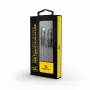 GEMBIRD Premium medvilninis pintas USB Type-C į micro-USB įkrovimo ir duomenų kabelis, 1,5 m - pilkas