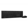 Lenovo 4X31R64351 klaviatūra su pele, skirta biurui, RF belaidis + Bluetooth, JAV anglų, juoda