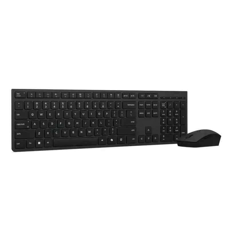 Lenovo 4X31R64351 klaviatūra su pele, skirta biurui, RF belaidis + Bluetooth, JAV anglų, juoda