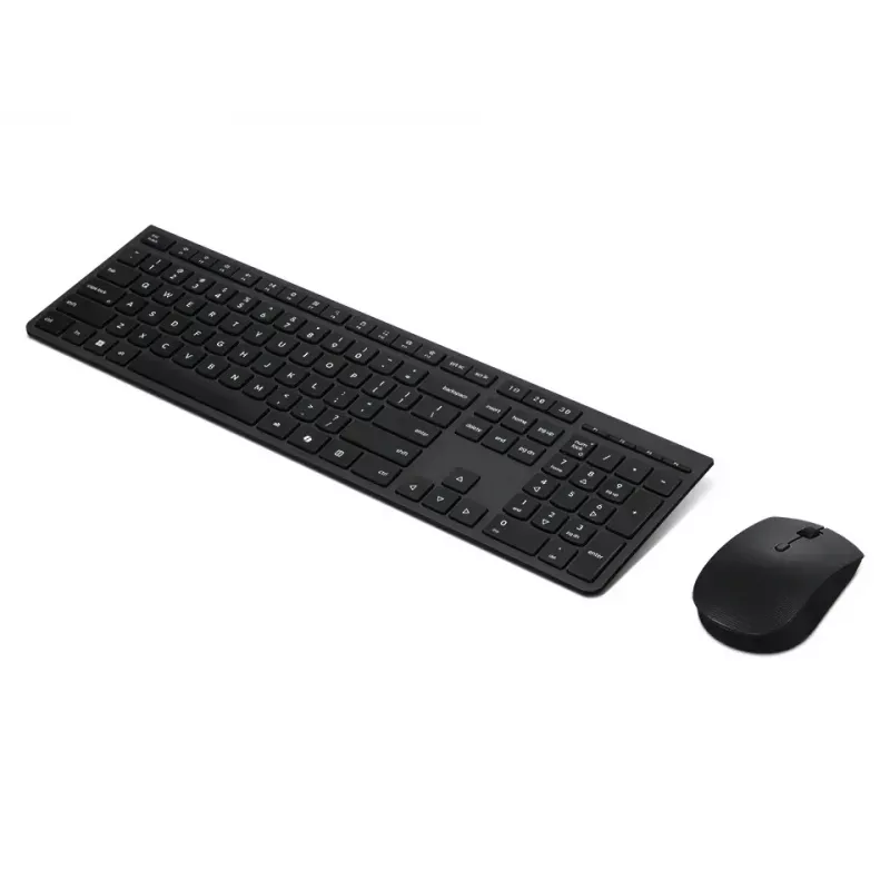 Lenovo 4X31R64351 klaviatūra su pele, skirta biurui, RF belaidis + Bluetooth, JAV anglų, juoda
