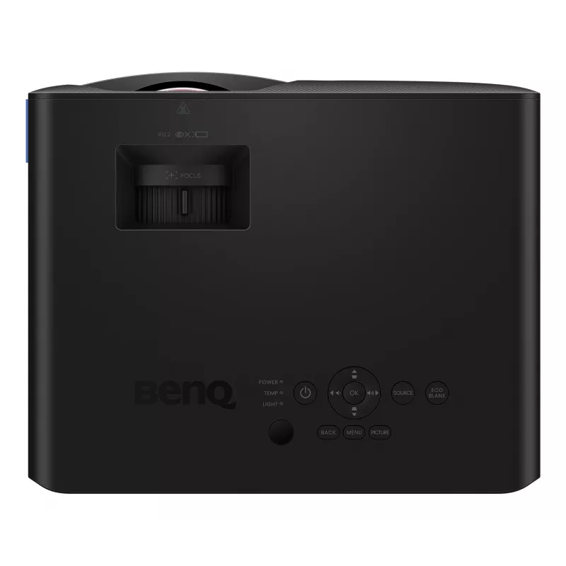 Trumpo fokusavimo projektorius BenQ LH830ST — DLP, UHD 4K (3840x2160), 4000 ANSI liumenų, lazerinis, fiksuotas priartinimas, 16:9, juodas