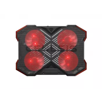 GENESIS Oxid 260 nešiojamojo kompiuterio aušinimo padėklas 43,9 cm (17,3 colių) 1010 RPM juoda, raudona