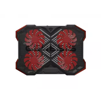 GENESIS Oxid 260 nešiojamojo kompiuterio aušinimo padėklas 43,9 cm (17,3 colių) 1010 RPM juoda, raudona