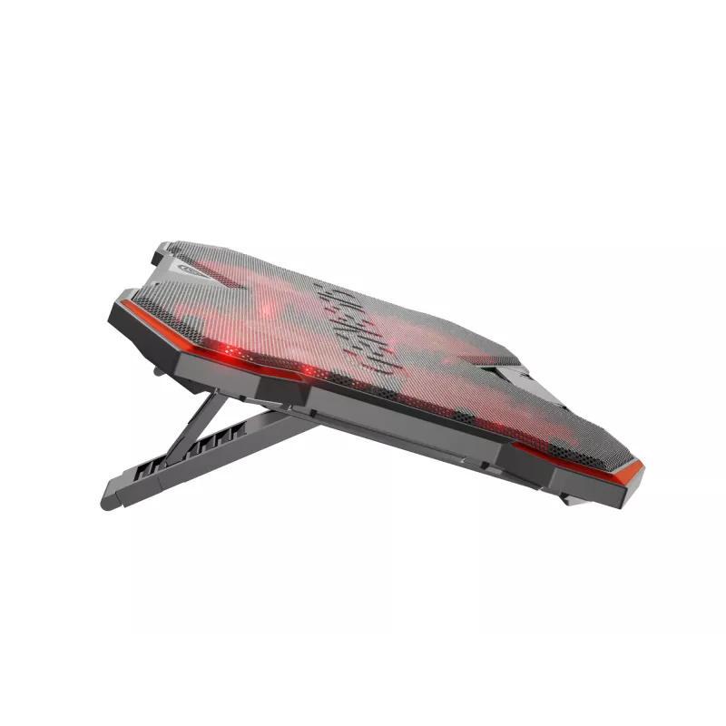 GENESIS Oxid 260 nešiojamojo kompiuterio aušinimo padėklas 43,9 cm (17,3 colių) 1010 RPM juoda, raudona