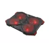 GENESIS Oxid 260 nešiojamojo kompiuterio aušinimo padėklas 43,9 cm (17,3 colių) 1010 RPM juoda, raudona