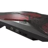GENESIS Oxid 260 nešiojamojo kompiuterio aušinimo padėklas 43,9 cm (17,3 colių) 1010 RPM juoda, raudona