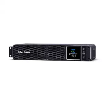 UPS Line-Interactive CYBERPOWER CP1200EIPFCRM2U 12 kVA / 720 W, 8 AC lizdai, sandarus švino rūgšties akumuliatorius, montuojamas į stelažą, juoda