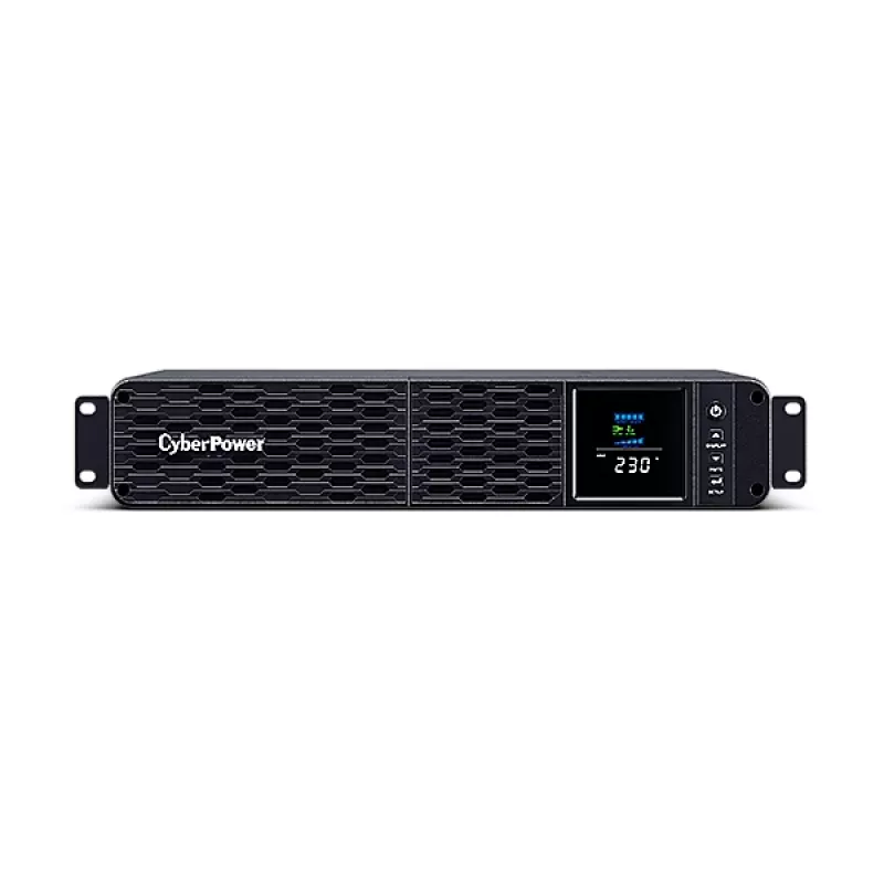 Nepertraukiamo maitinimo šaltinis CYBERPOWER CP2000EIPFCRM2U 2 kVA / 1200 W, 8 AC lizdai, stelažinis, sandarus švino-rūgštinis akumuliatorius
