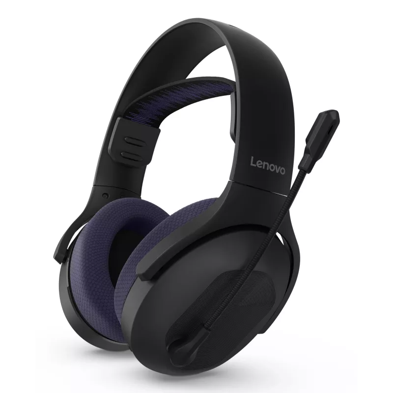 Lenovo Legion H410 ausinės Belaidės Ant galvos Žaidimų USB Type-C Bluetooth Juoda, Violetinė