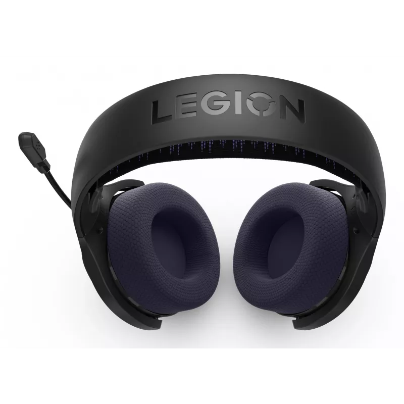 Lenovo Legion H410 ausinės Belaidės Ant galvos Žaidimų USB Type-C Bluetooth Juoda, Violetinė