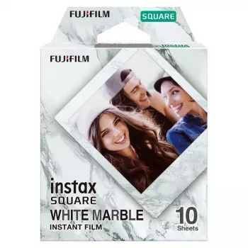 Momentinės nuotraukos filmas Fujifilm SQUARE White Marble 10 vnt.