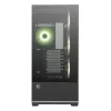 PC korpusas MSI MAG PANO 110R PZ Midi Tower — grūdintas stiklas, ATX, 3x120 mm priekiniai ventiliatoriai, USB-C, palaiko 360 mm radiatorius