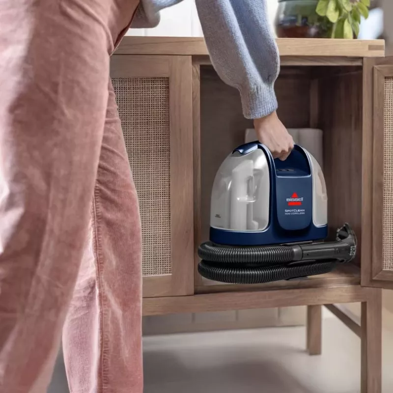Bissell SpotClean Mini belaidis kilimų valymo aparatas Rankinis Juodas, Mėlynas