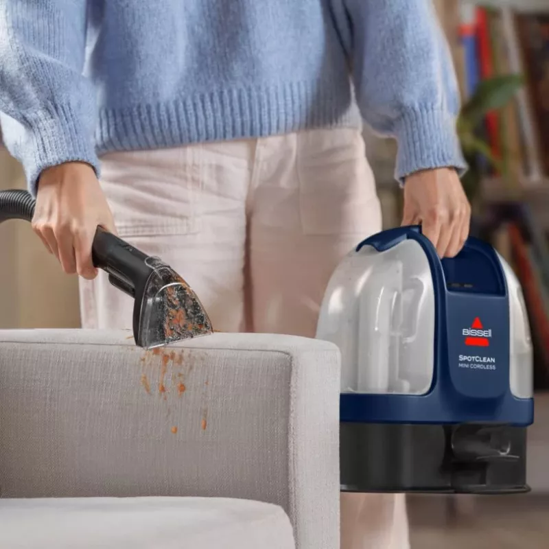 Bissell SpotClean Mini belaidis kilimų valymo aparatas Rankinis Juodas, Mėlynas