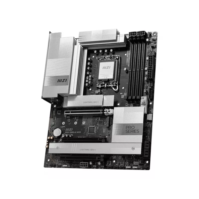 Motininė plokštė MSI PRO Z890-A WIFI Intel Z890 LGA 1851 ATX DDR5, 4 DIMM, 256GB, Wi‑Fi 7, 5Gb Ethernet