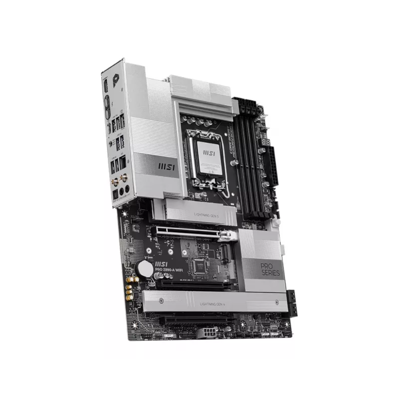 Motininė plokštė MSI PRO Z890-A WIFI Intel Z890 LGA 1851 ATX DDR5, 4 DIMM, 256GB, Wi‑Fi 7, 5Gb Ethernet