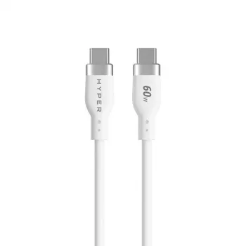 TARGUS Silicone USB-c To USB-c 60w Charging kabelis 1.5m - White