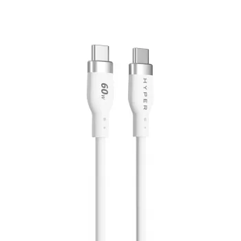 TARGUS Silicone USB-c To USB-c 60w Charging kabelis 1.5m - White