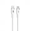 TARGUS Silicone USB-c To USB-c 60w Charging kabelis 1.5m - White