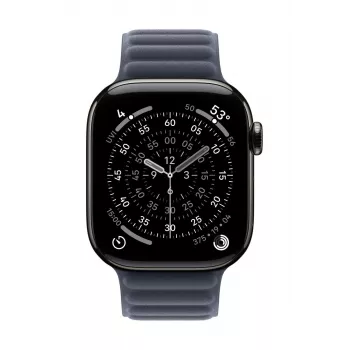 Apple MGDA4ZM/A juosta – išmanus nešiojamas aksesuaras, tamsiai mėlynas poliesteris, riešo dydis 130–160 mm