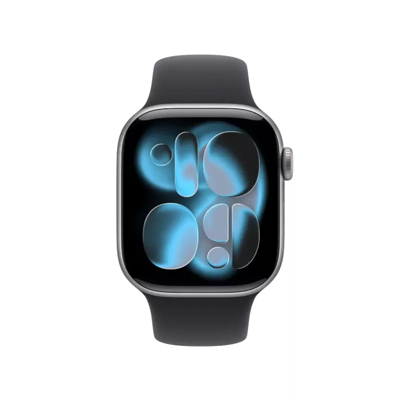 Apple Watch Series 11 GPS 42mm Space Grey Aluminium Case Black Sport Band S/M