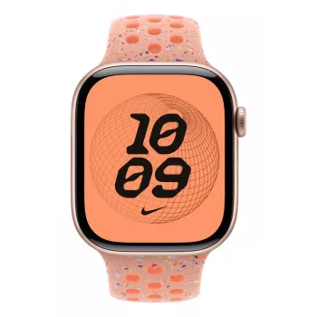 Apple Nike Sport Band MGC74ZM/A juosta rožinė aliuminio fluoroelastomeras 46 mm