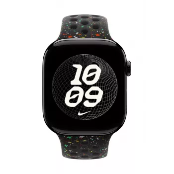 APPLE 46mm Vidurnakčio juoda Nike Sport Band - S/M