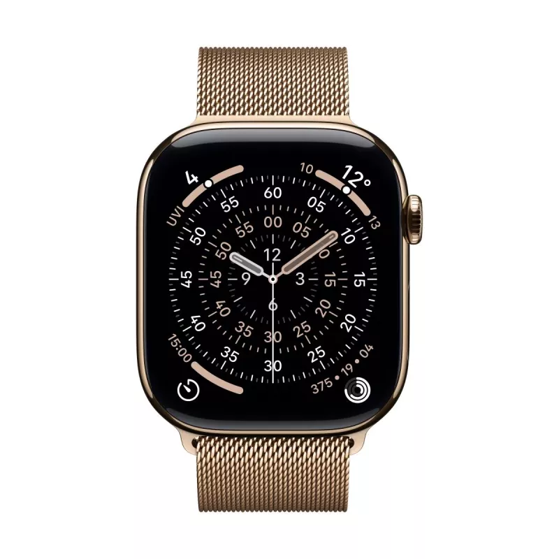 Band Apple 46mm Gold Milanese Loop M/L Smartwatch Gold