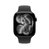Išmanusis laikrodis Apple Watch Series 11 GPS 46mm Jet Black Aliuminio korpusas Juodas sportinis dirželis M/L