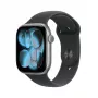 Išmanusis laikrodis „Apple Watch Series 11“ GPS 46 mm, kosminės pilkos spalvos aliuminis, juodas sportinis dirželis M/L