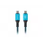 USB-C laidas LANBERG CA-CMCM-44CU-0005-BK 0,5 m — USB4 Gen 2x2, 40 Gbit/s, 240 W, juodas