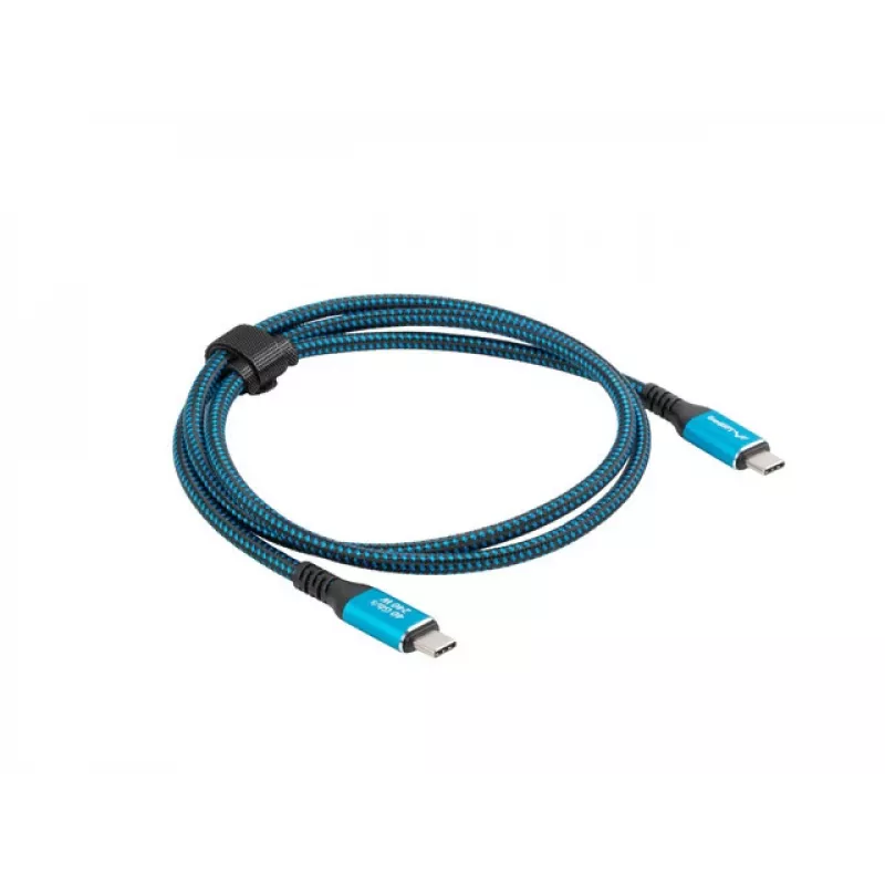 USB-C laidas LANBERG CA-CMCM-44CU-0005-BK 0,5 m — USB4 Gen 2x2, 40 Gbit/s, 240 W, juodas
