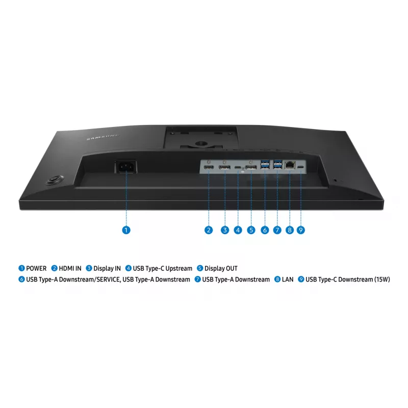 Samsung S24F434UAU kompiuterio monitorius 61 cm (24 colių) 1920 x 1080 pikselių Full HD LCD juodas