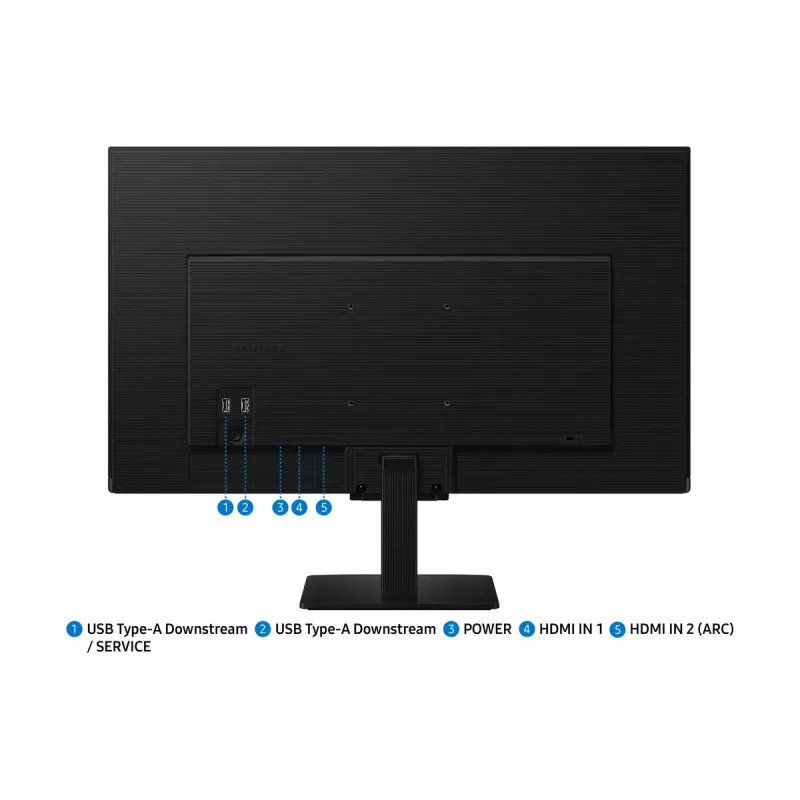 Samsung M5 M50F kompiuterio monitorius 68,6 cm (27 colių) 1920 x 1080 pikselių Full HD LCD juodas