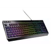 Laidinė pilno dydžio žaidimų klaviatūra Genesis Rhod 530, USB, QWERTY US, membraninė, RGB apšvietimas, 114 klavišų, 1,8 m laidas, juoda
