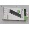 SSD diskas Icy Box 1x mSATA SSD prie USB 3.0 prieglobos adapteris aliuminis juodas IB-183M2