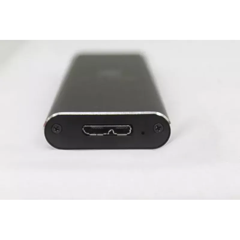 SSD diskas Icy Box 1x mSATA SSD prie USB 3.0 prieglobos adapteris aliuminis juodas IB-183M2