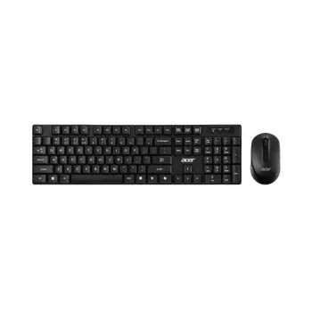 Acer GP.ACC11.03M klaviatūra su pele, namų biurui, USB, juoda, pilka