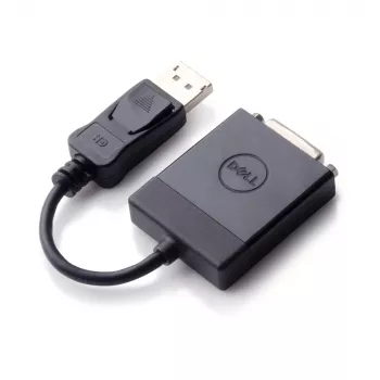 DELL 470-ABEO vaizdo kabelio adapteris DisplayPort DVI Juoda