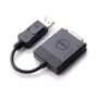 DELL 470-ABEO vaizdo kabelio adapteris DisplayPort DVI Juoda