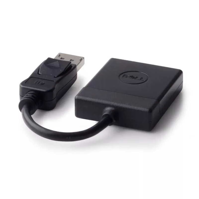 DELL 470-ABEO vaizdo kabelio adapteris DisplayPort DVI Juoda