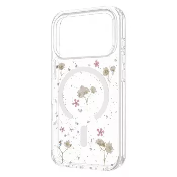 Apsauginis galinis dangtelis FIXED MagBloom, skirtas Apple iPhone 17 Pro — TPU, Blush Plum