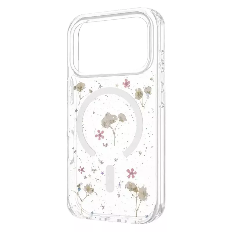 Apsauginis galinis dangtelis FIXED MagBloom, skirtas Apple iPhone 17 Pro — TPU, Blush Plum