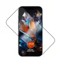 Ekrano apsauga FIXED, skirta Apple iPhone 17 Pro — grūdintas stiklas, juoda, Armor dizainas, nuo dulkių apsaugantis aplikatorius, AR sluoksnis